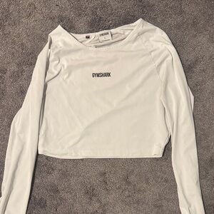 Gymshark Women's White Crop Top